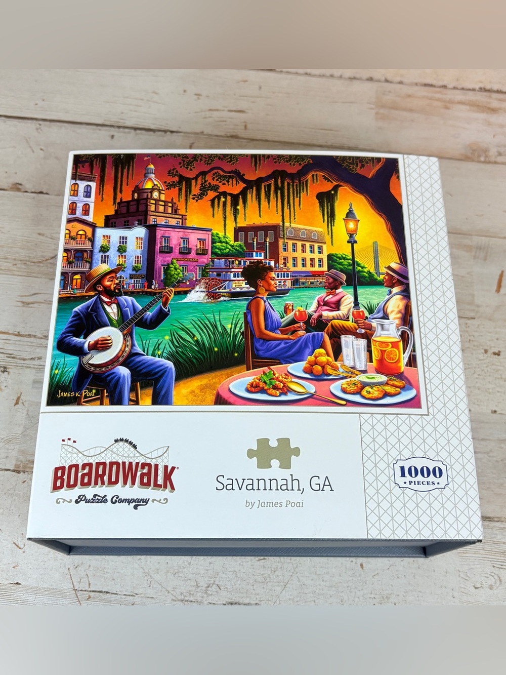 1000 Piece BOARDWALK Jigsaw Puzzle Savannah, GA - American Cities Collection